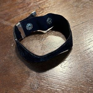 black velvet bracelet